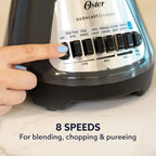 8-Speed Glass Jar Blender