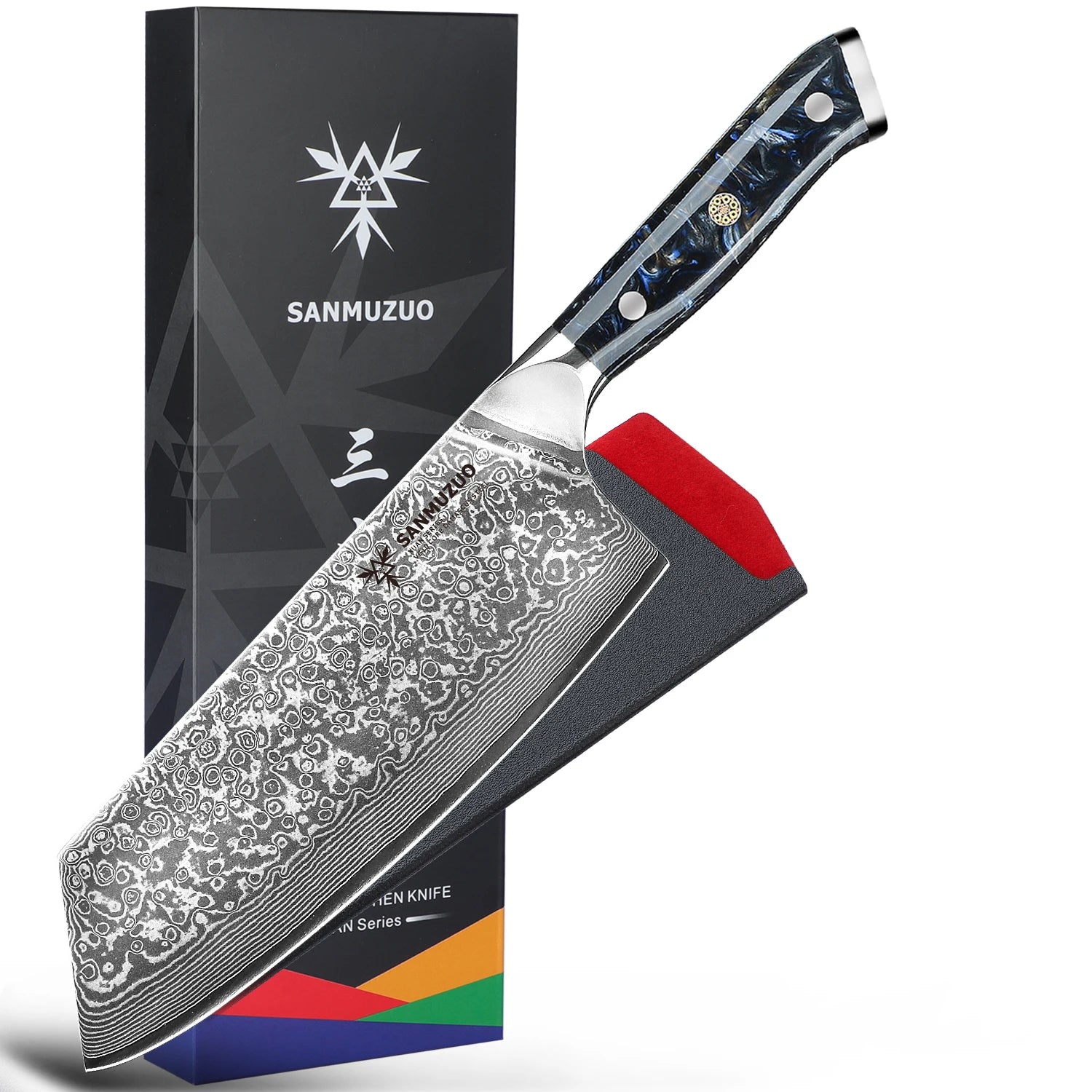 Damascus Nakiri Knife