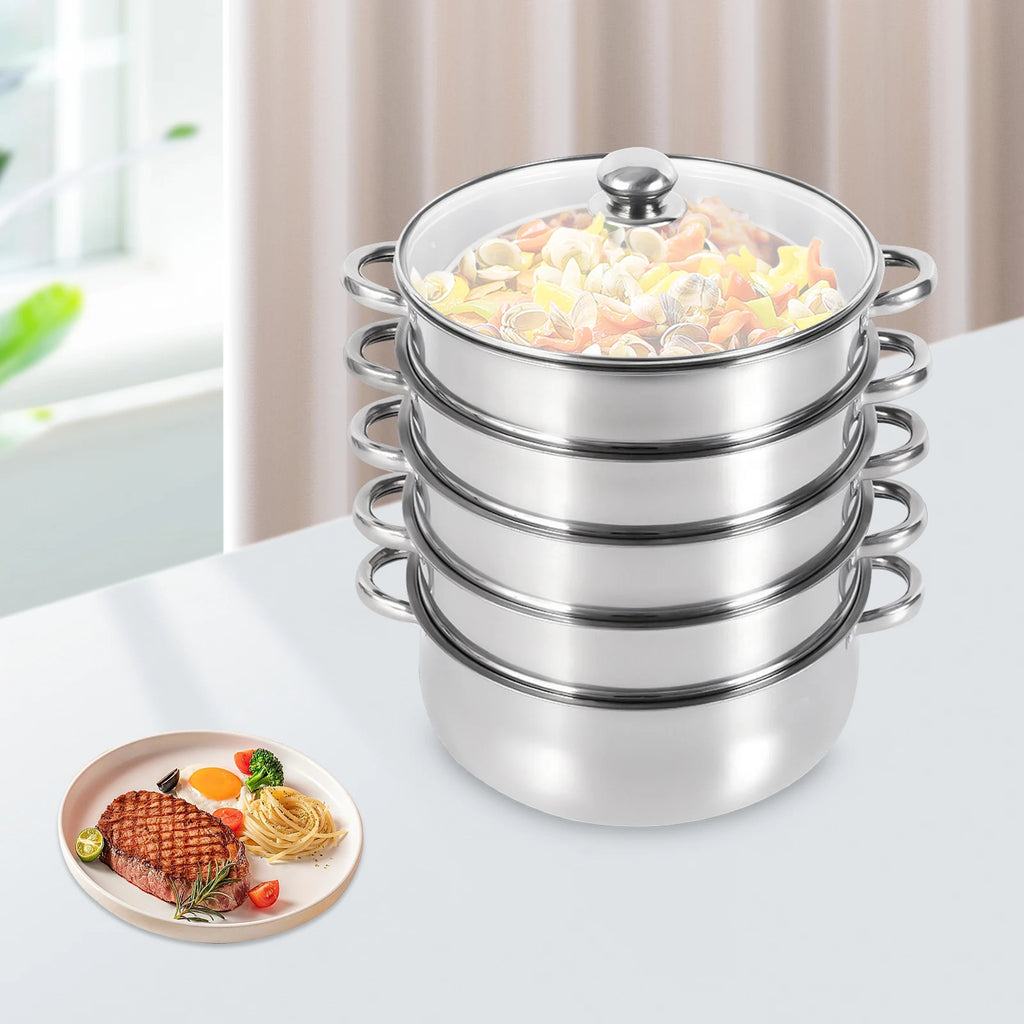 5-Tier Stainless Steel Steamer