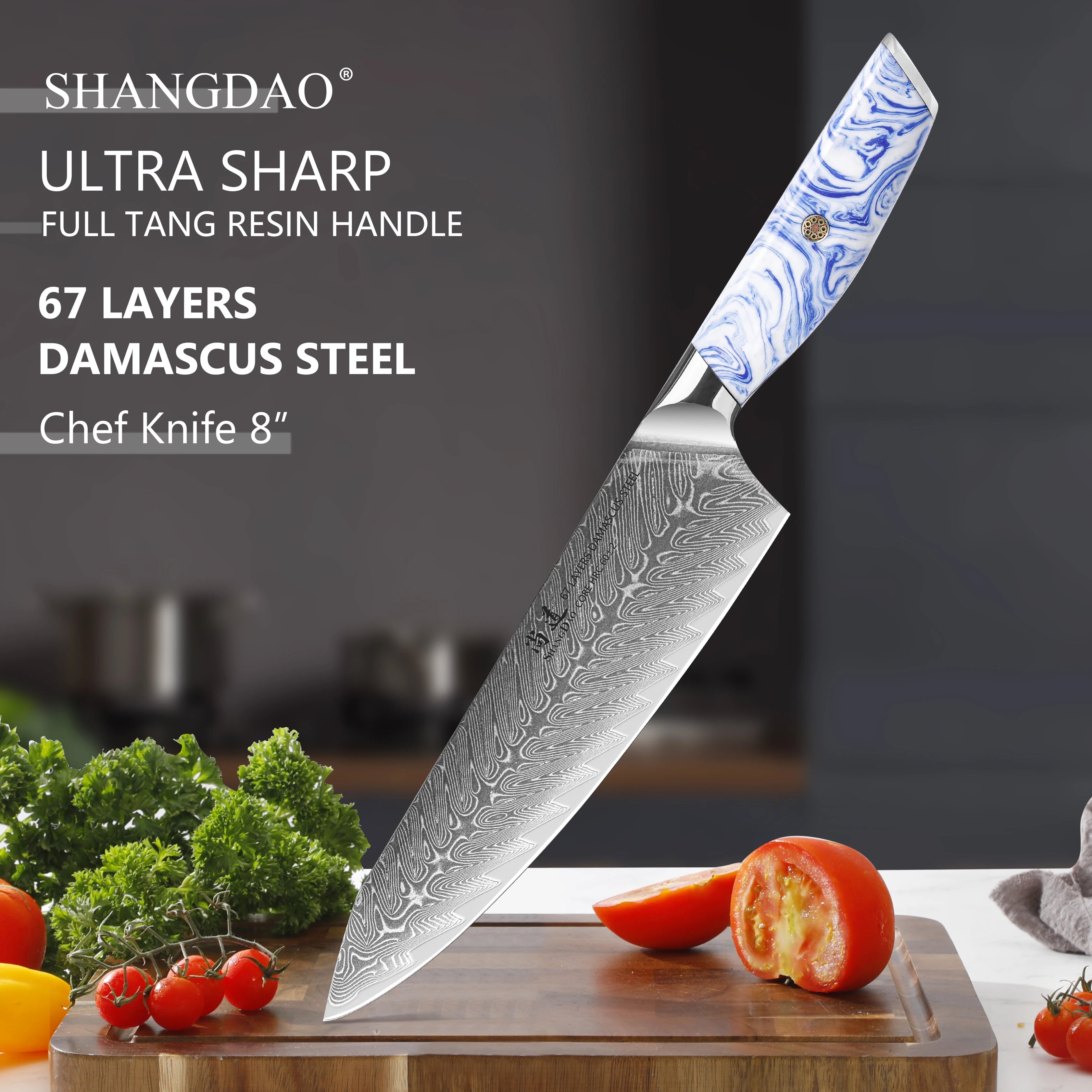 Damascus Chef Knife