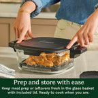 4-Quart Glass Air Fryer