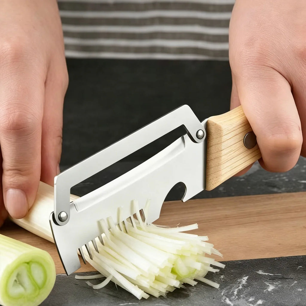 Wooden Handle Vegetable Peeler
