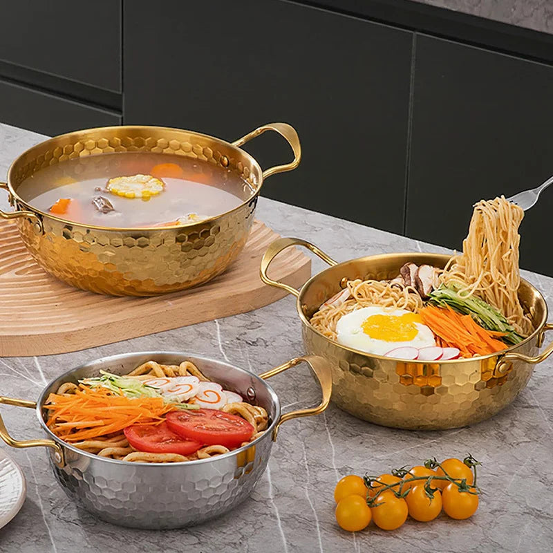 3-Piece Golden Pot Set