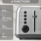 Retro Wide-Slot Toaster
