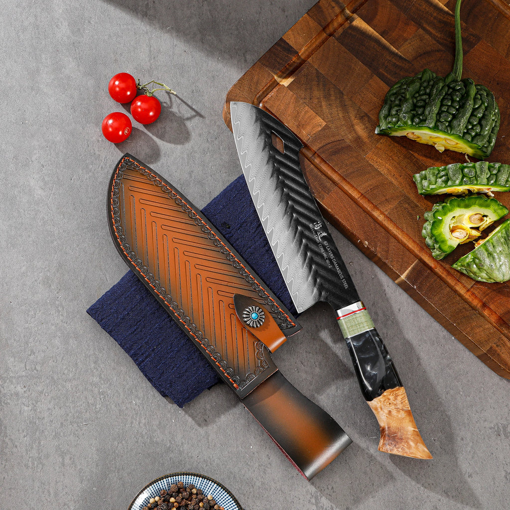 Damascus Santoku Knife