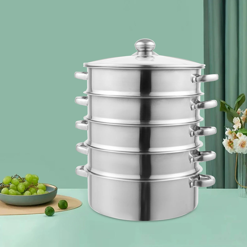 5-Tier Stainless Steel Steamer