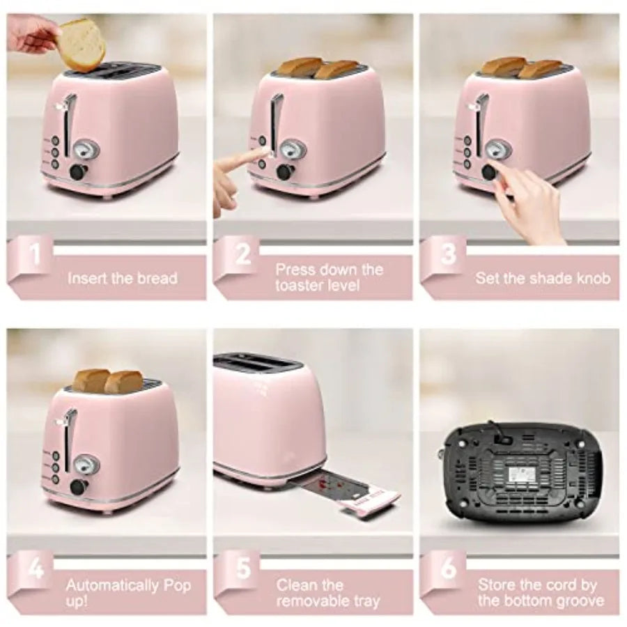 Retro 2-Slice Toaster