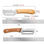 Wooden Handle Vegetable Peeler