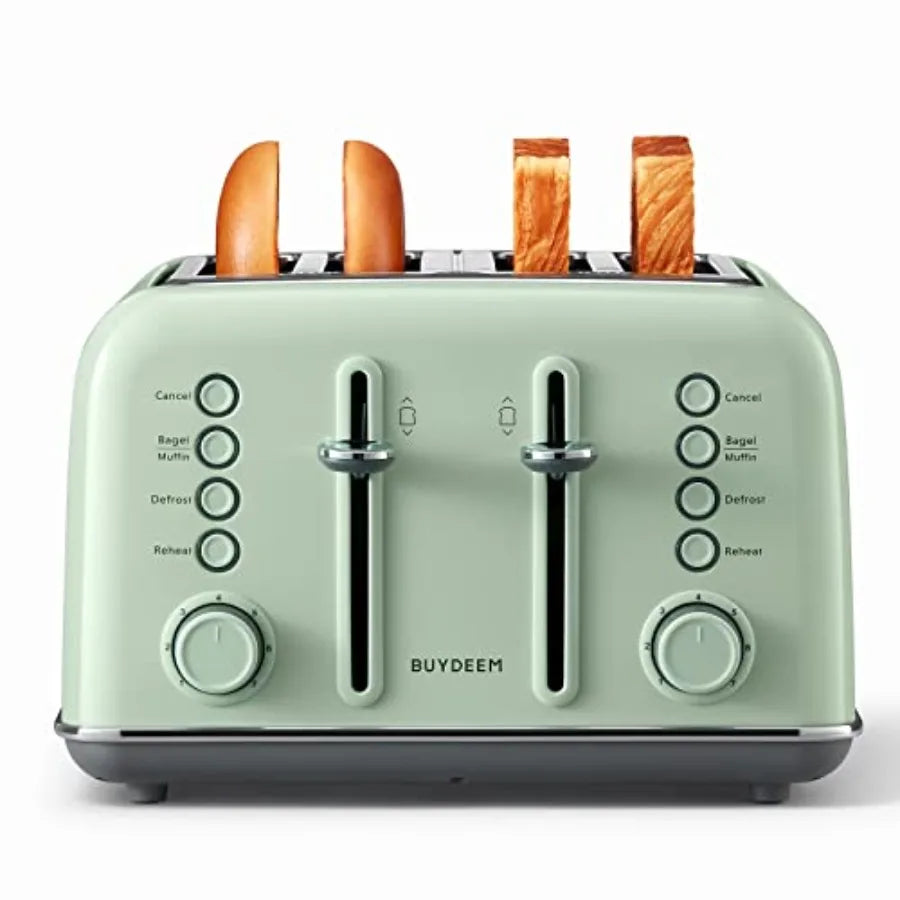 Retro Wide-Slot Toaster