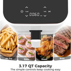 3-Quart Mini Air Fryer