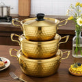 3-Piece Golden Pot Set