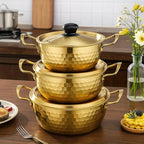 3-Piece Golden Pot Set