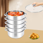 5-Tier Stainless Steel Steamer