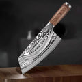 Laser-Etched Meat Cleaver