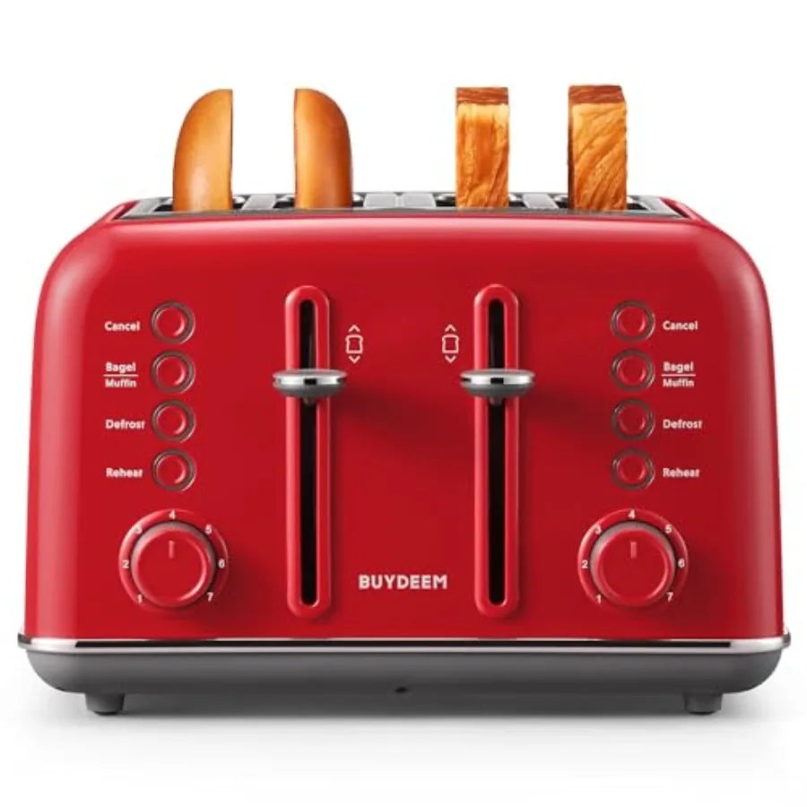 Retro Wide-Slot Toaster