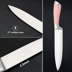 Pink Kitchen Knife Set