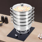 5-Tier Stainless Steel Steamer