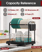 2-Tier Dish Drying Rack
