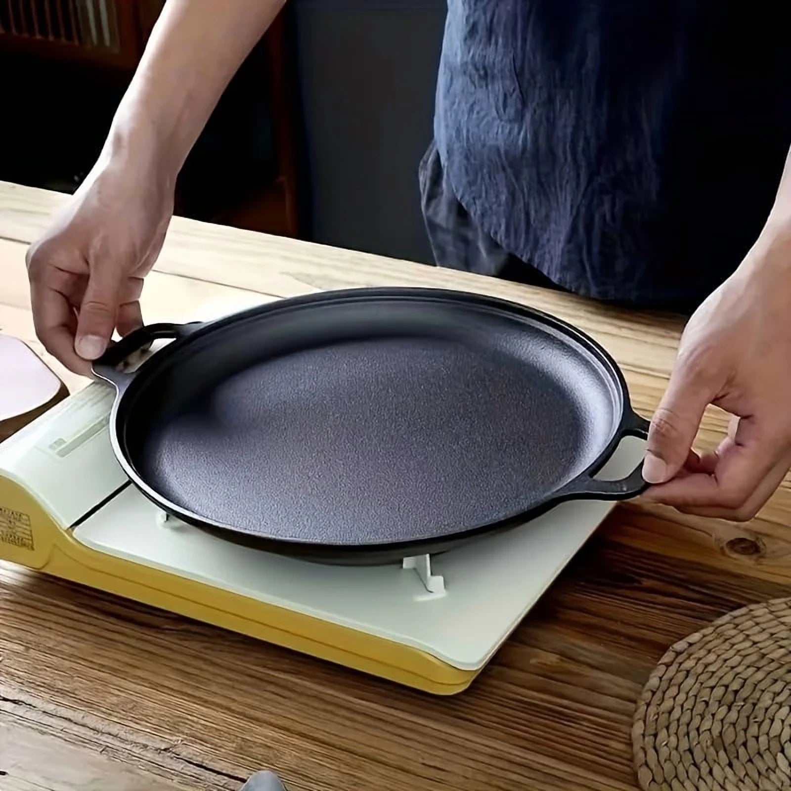 Non-Stick Cast Iron Skillet