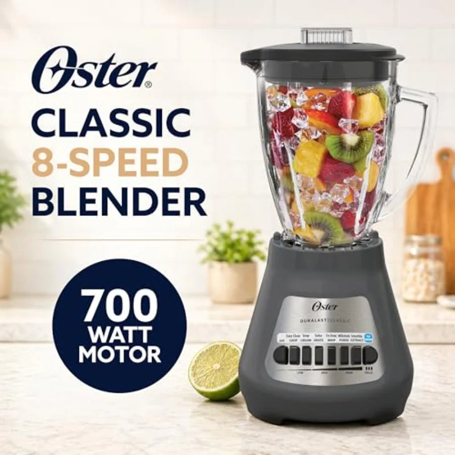 8-Speed Glass Jar Blender