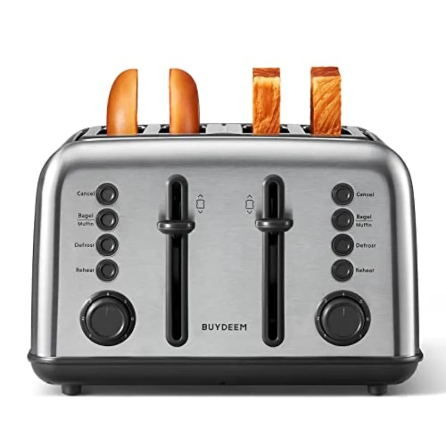 Retro Wide-Slot Toaster