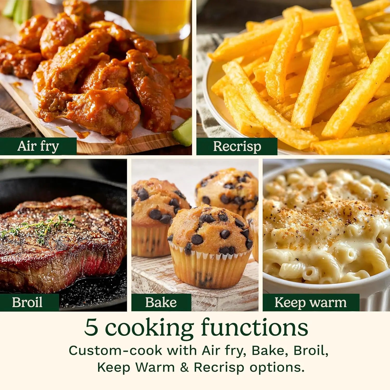 4-Quart Glass Air Fryer
