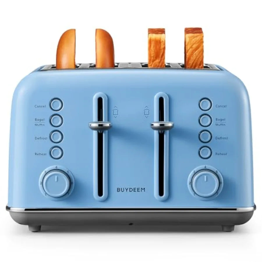 Retro Wide-Slot Toaster