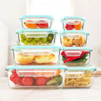 8-Piece Glass Food Container Set