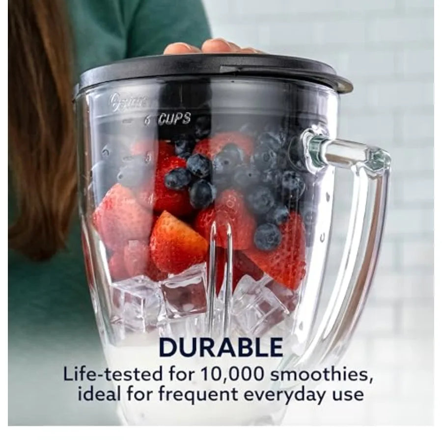 8-Speed Glass Jar Blender