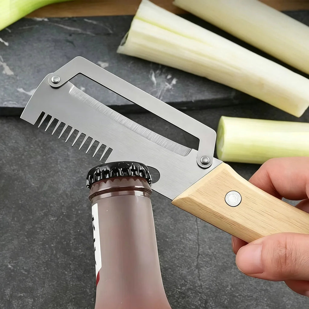Wooden Handle Vegetable Peeler