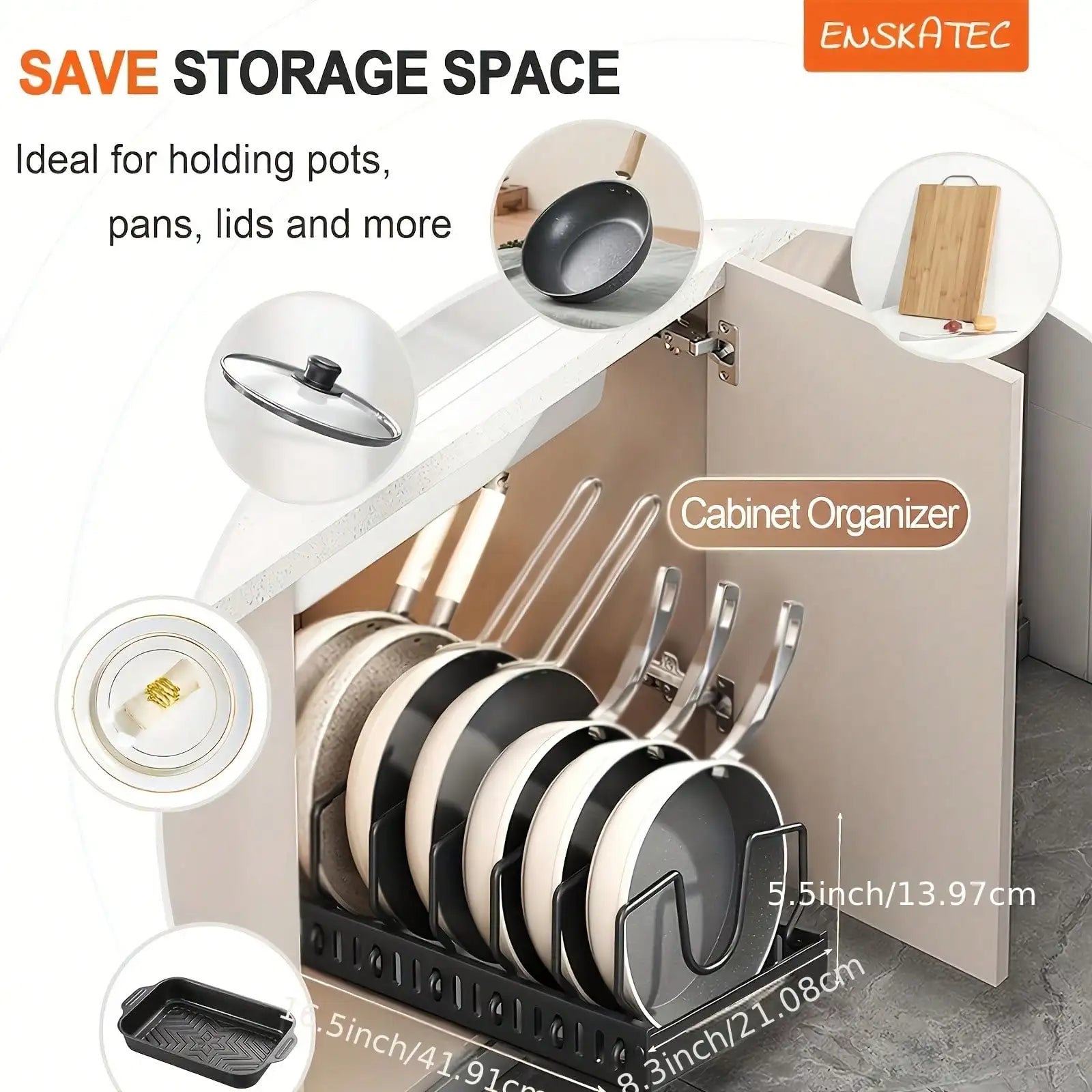 Pull-Out Cabinet Organizer