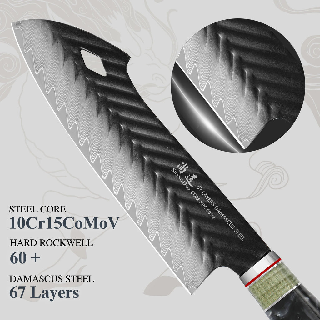 Damascus Santoku Knife