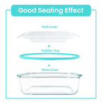 8-Piece Glass Food Container Set