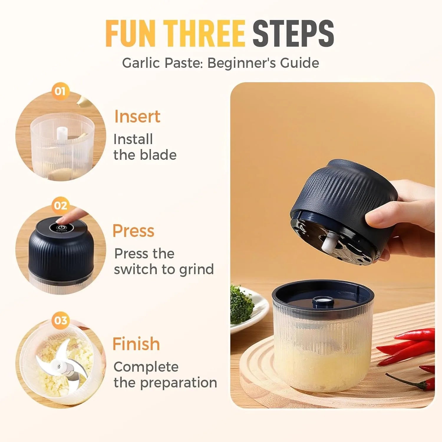 Electric Garlic Crusher