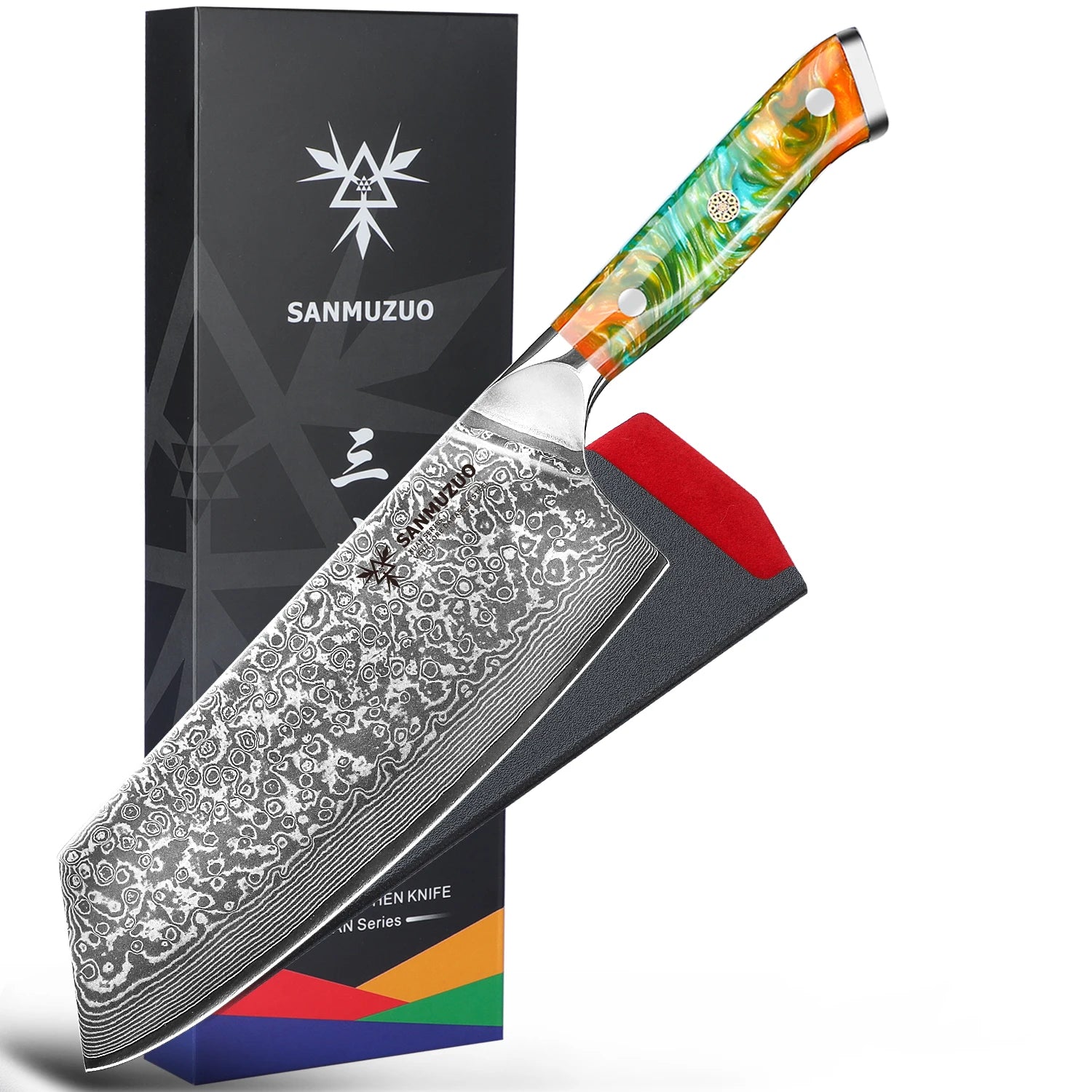 Damascus Nakiri Knife