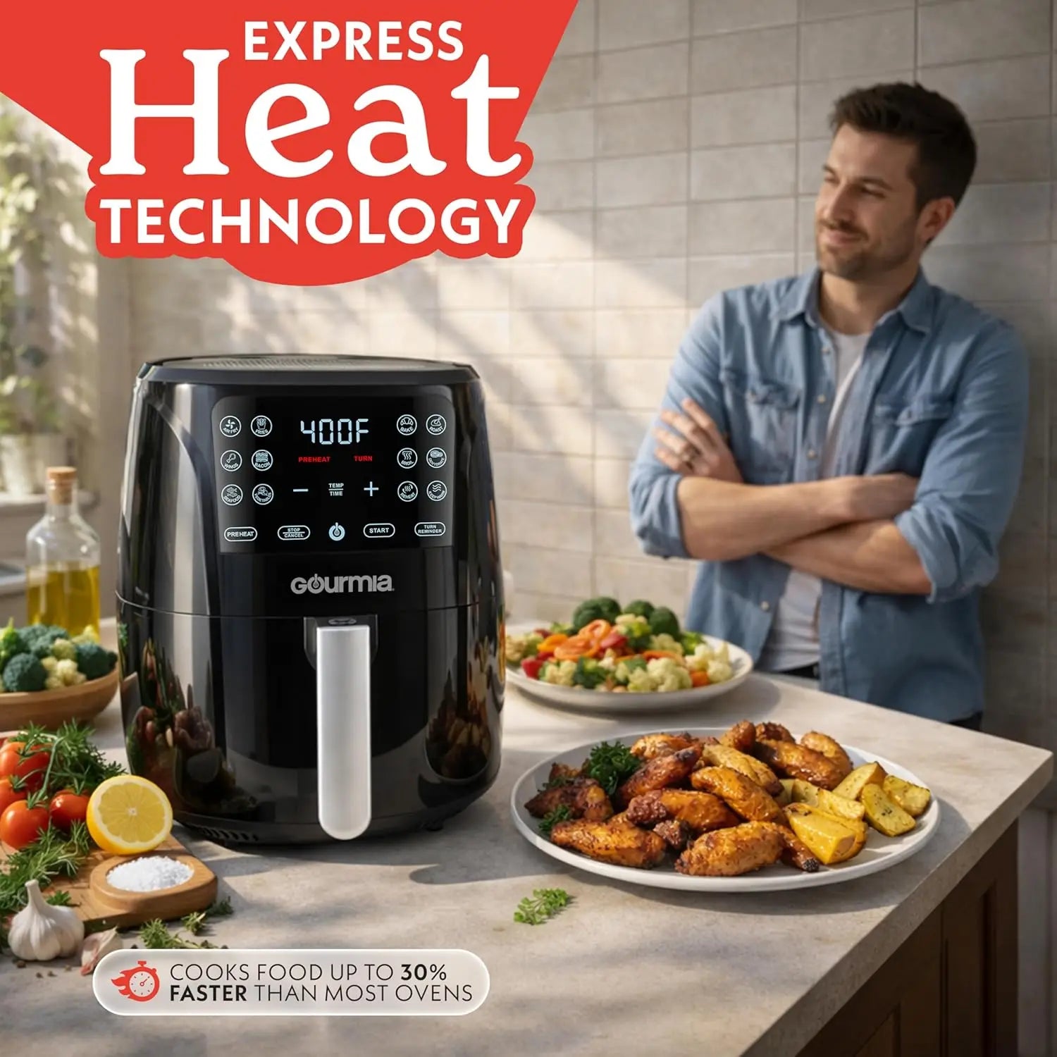6-Quart Digital Air Fryer
