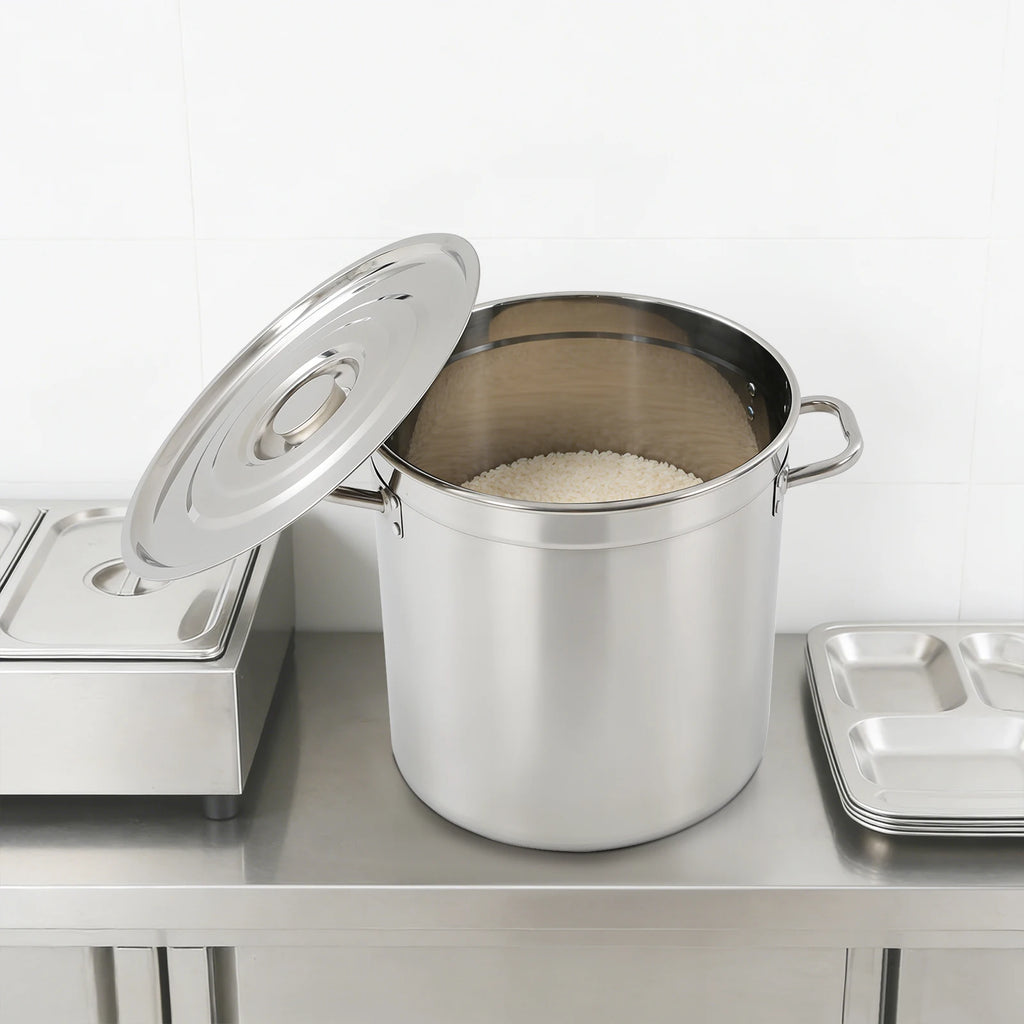 Large Stainless Steel Soup Pot