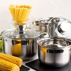12-Piece Stainless Steel Cookware Set