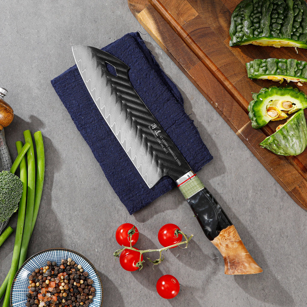 Damascus Santoku Knife