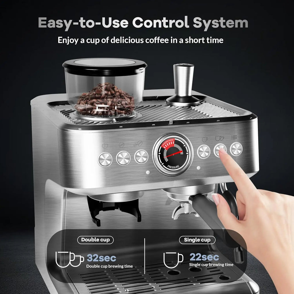 20-Bar Espresso Machine