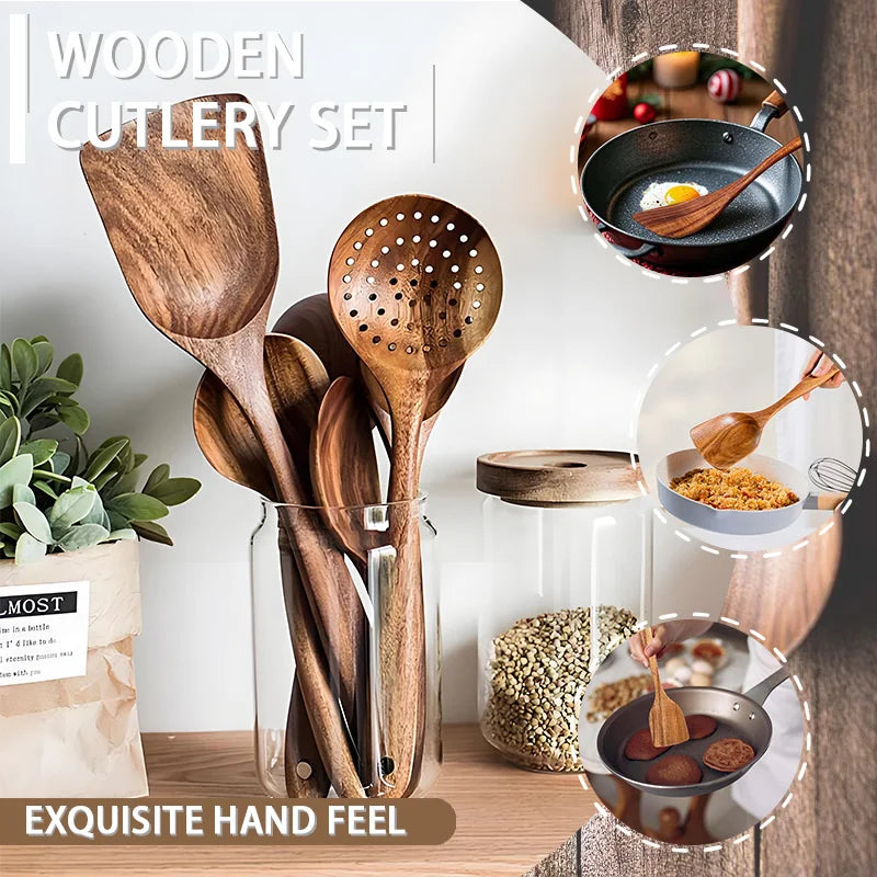 Wooden Utensil Set
