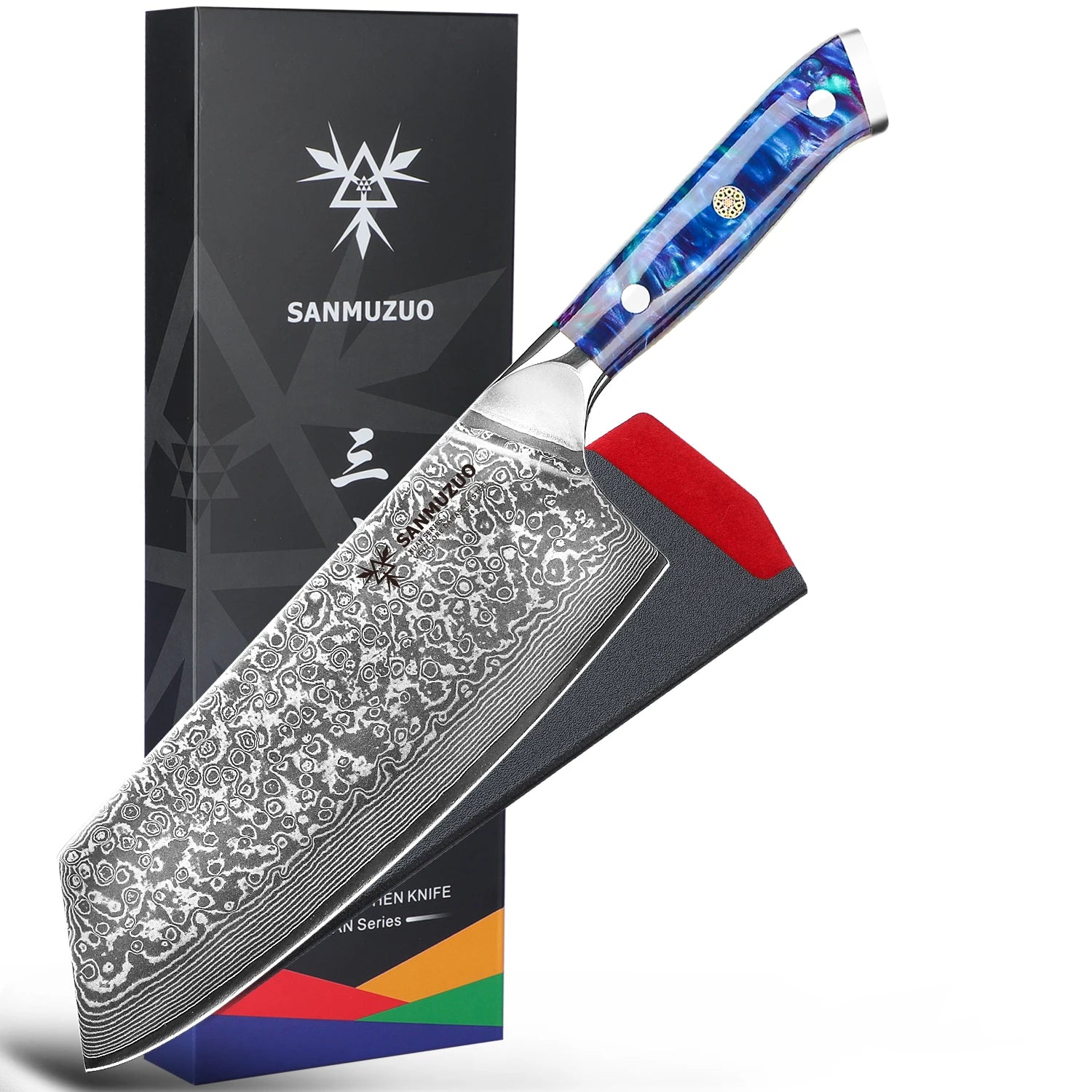 Damascus Nakiri Knife