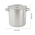 Large Stainless Steel Soup Pot