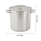 Large Stainless Steel Soup Pot