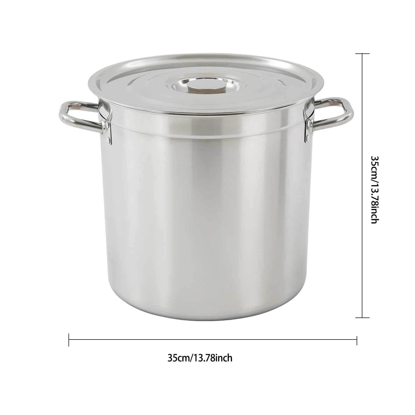 Large Stainless Steel Soup Pot